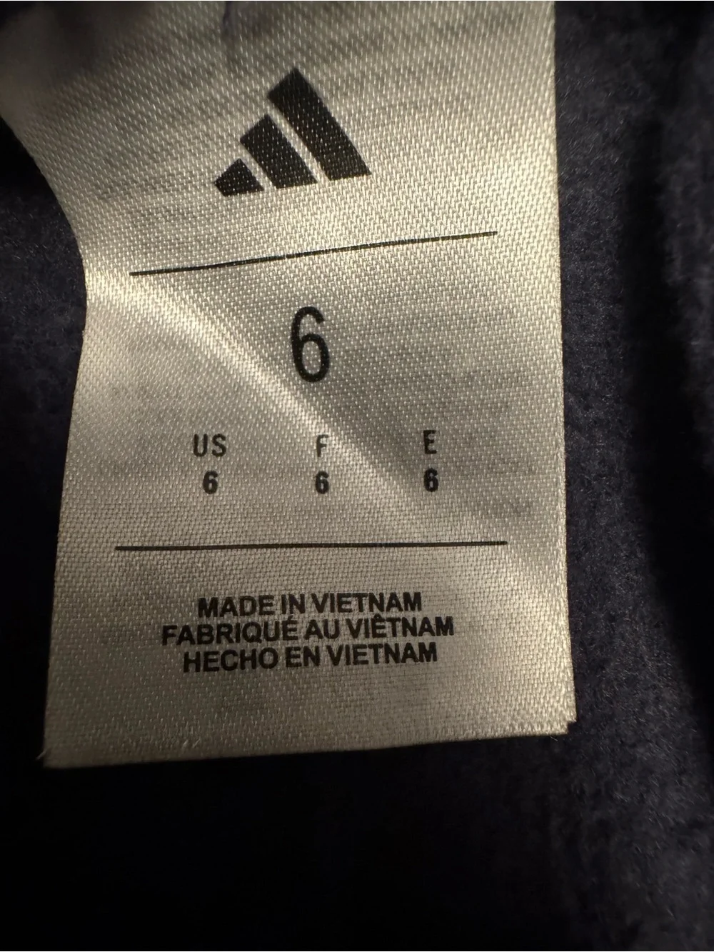 adidas Unisex Kids Navy Blue 2pc Fleece Tracksuit Hoodie Joggers Set Size Size 6